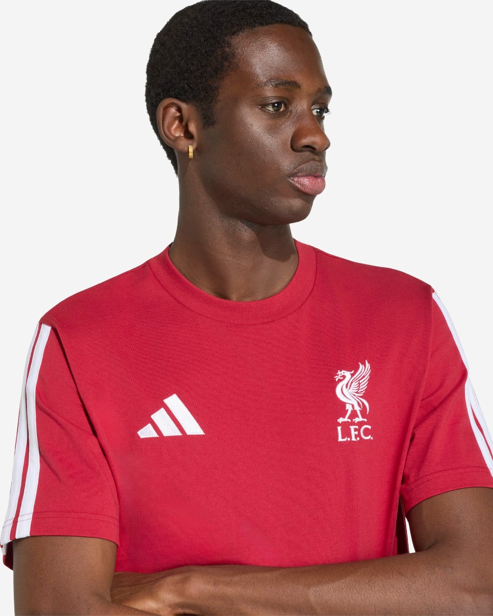 LFC adidas Adults 26/27 DNA Tee Active Maroon - Image 4
