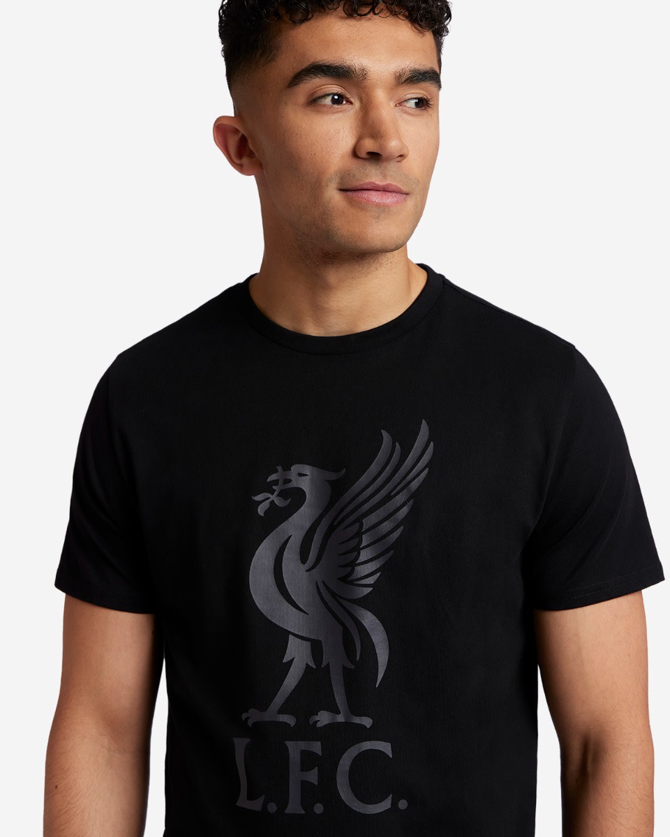LFC Adults Liverbird Black Tee - Image 2