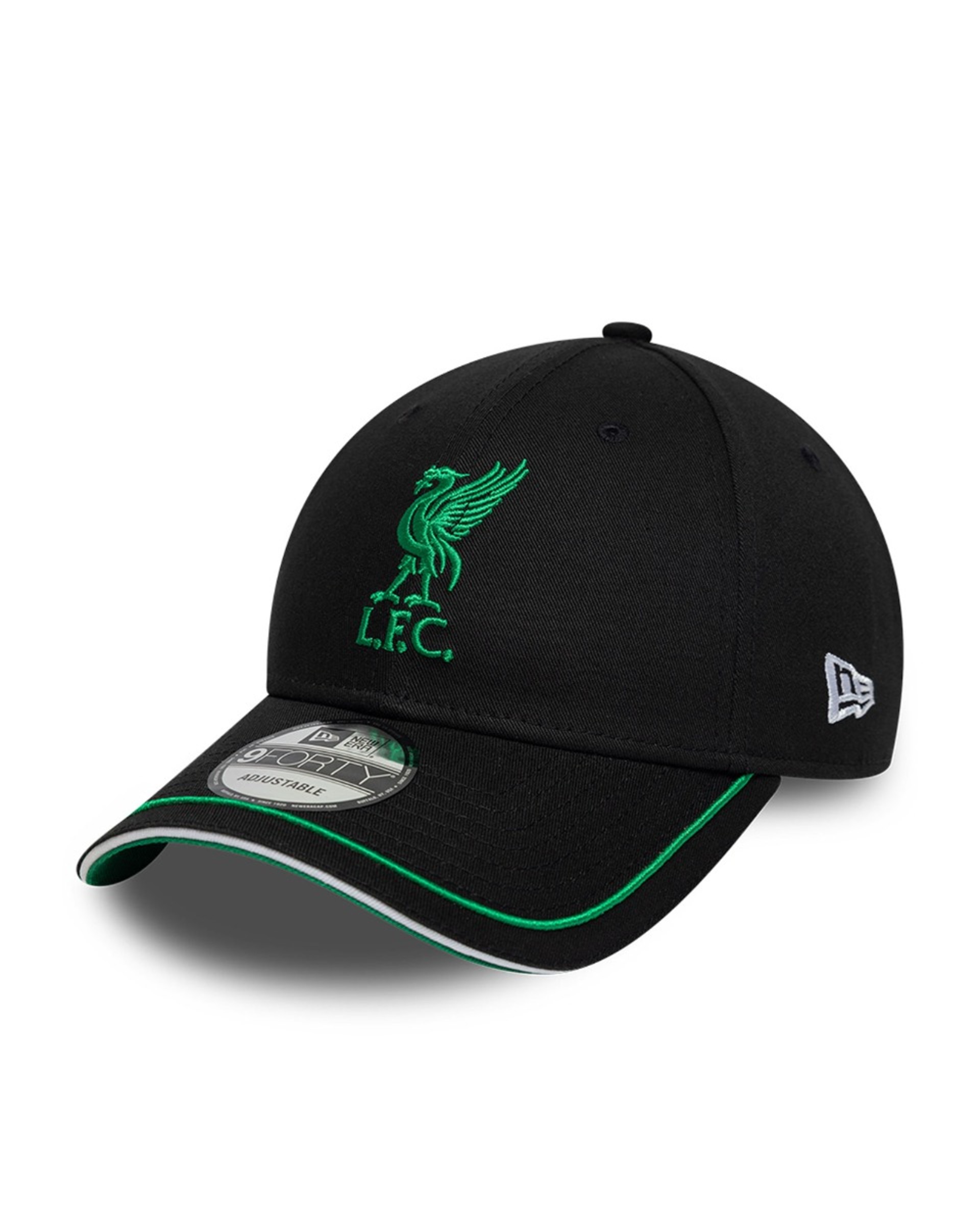 LFC New Era สำหรับผู้ใหญ่ 9FORTY หมวกไอร์แลนด์ สีดำ - Image 3