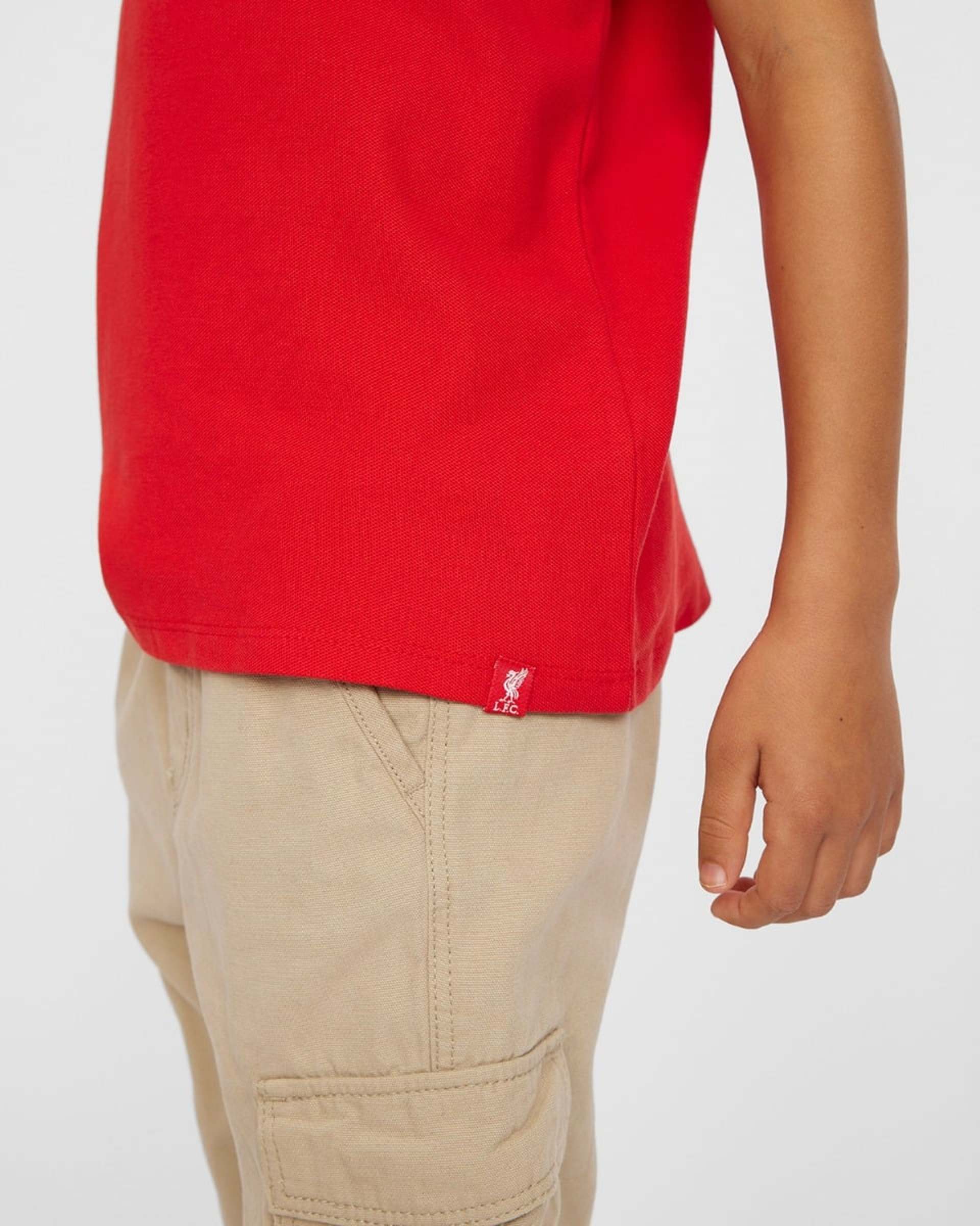Polo rojo de manga corta para bebés LFC - Image 3