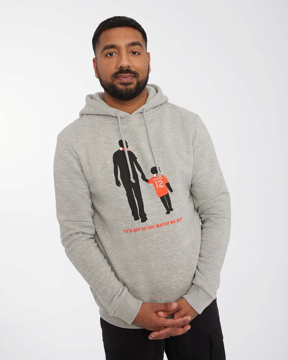 LFC Adults Owen McVeigh Grey Hoody - Image 1