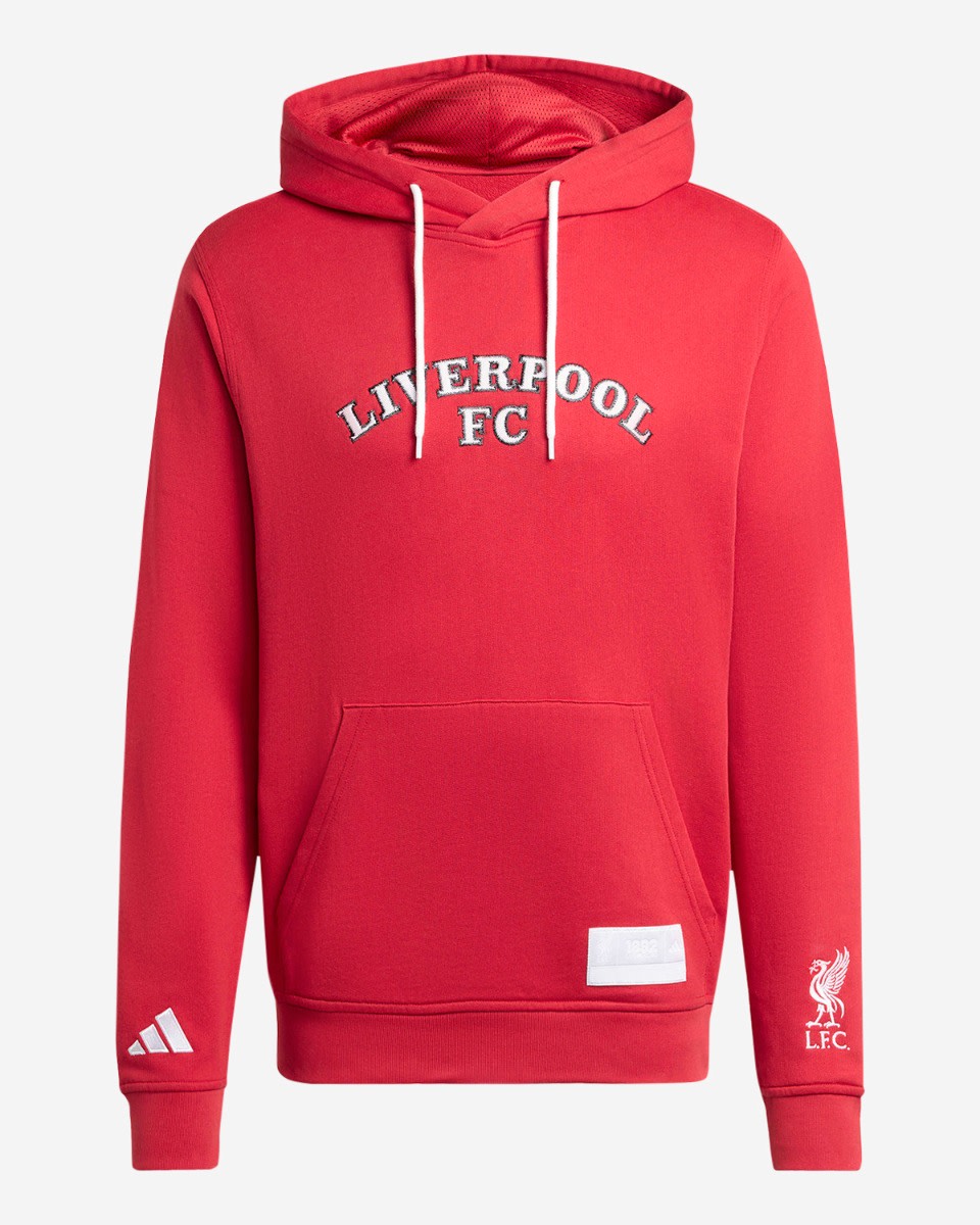 เสื้อฮู้ด รุ่น LFC adidas รุ่น 25/26 US Pack สีแดง - Image 1