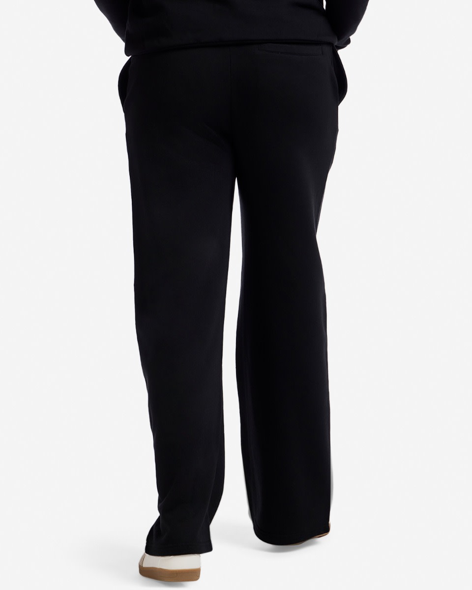 LFC Womens Wide Jog Pants Black - Image 2
