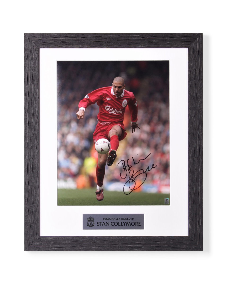 LFC signert Collymore 12x16 signert bilde - Image 1