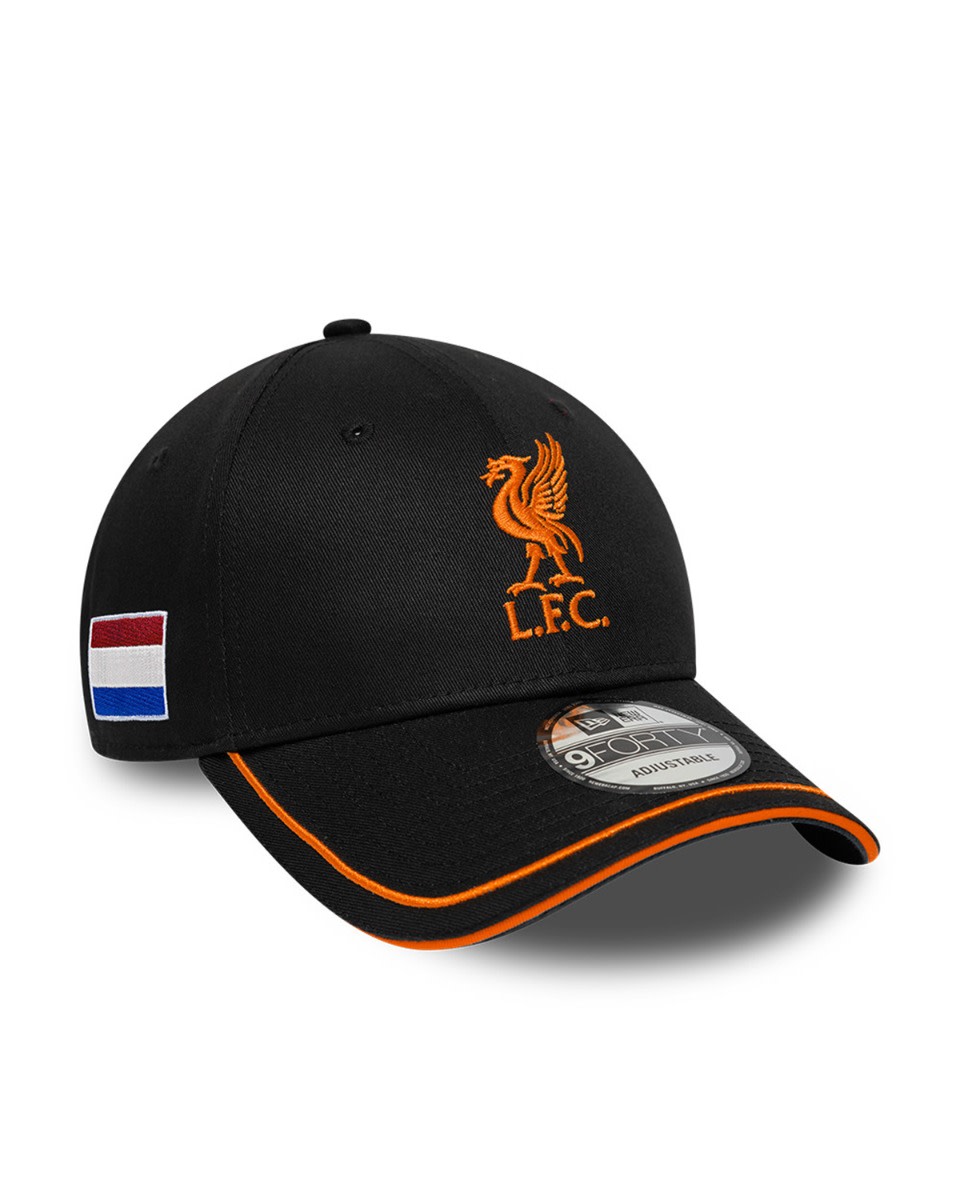 LFC New Era 9FORTY Cap für Erwachsene, Niederlande, Schwarz - Image 1