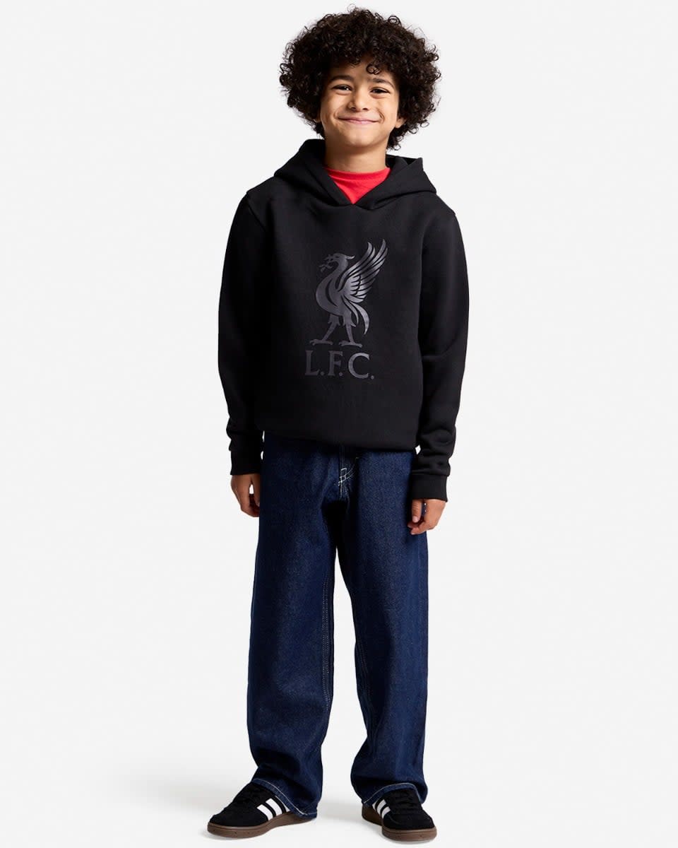 LFC Infants Liverbird Hoodie Black - Image 3