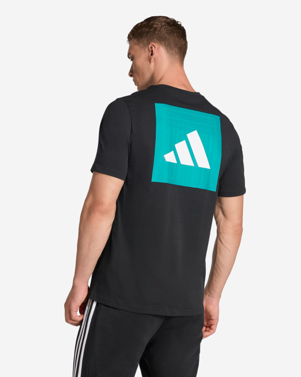 LFC adidas Mens Graphic Tee Black - Image 2
