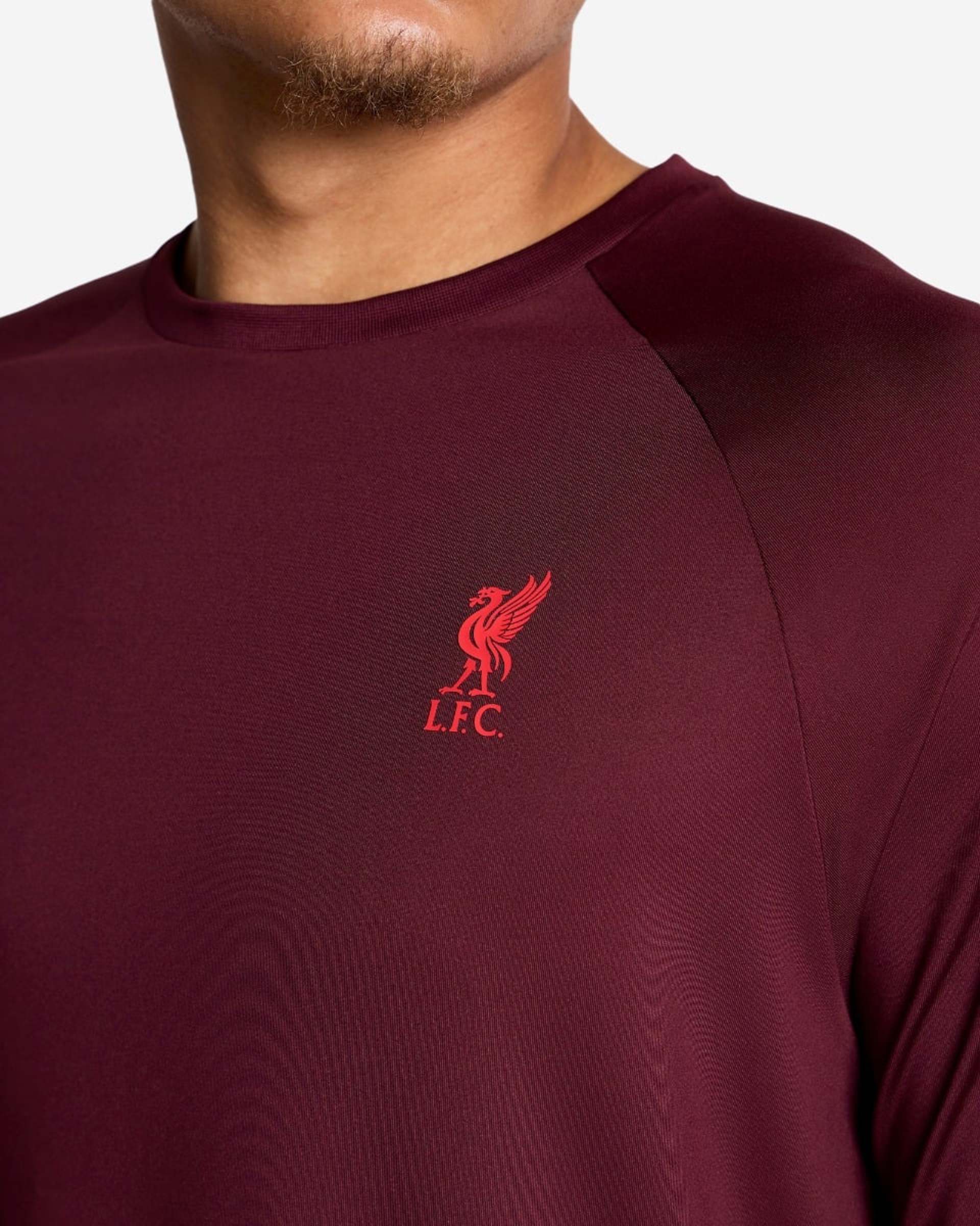 Camiseta raglán LFC para hombre, color rojo oscuro - Image 4