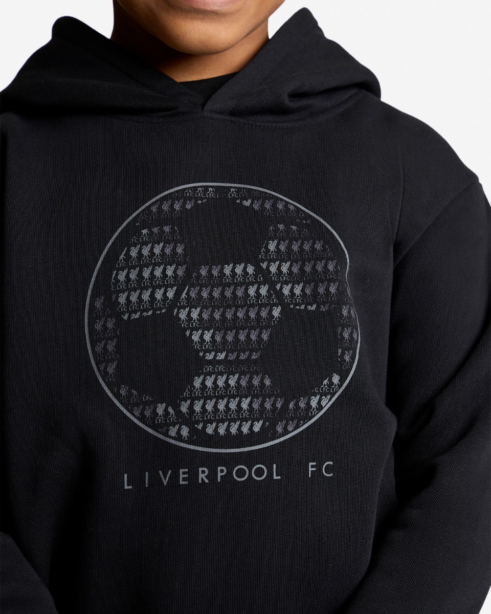 LFC Juniors Liverbird Ball Hoody Black - Image 2