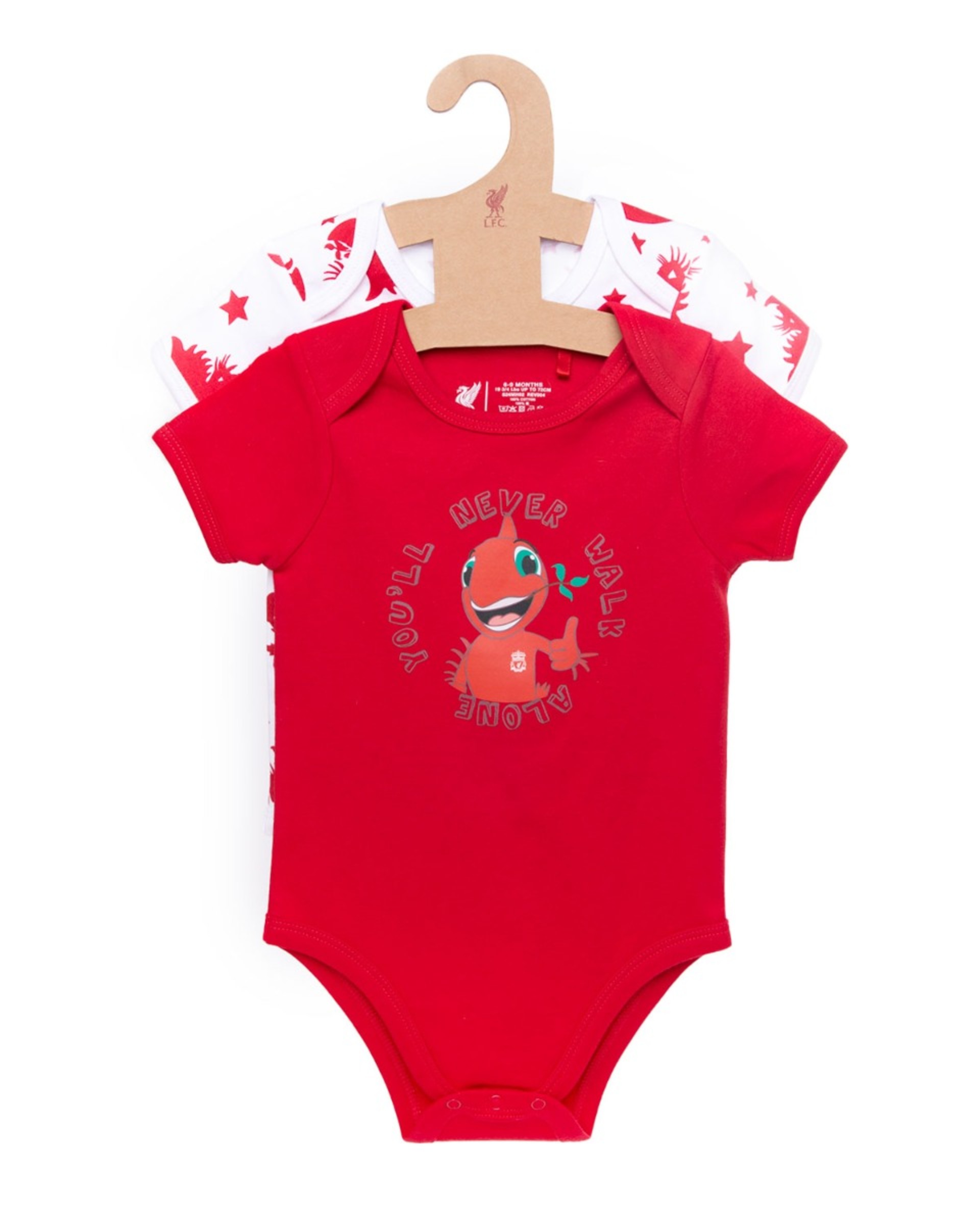 LFC Mighty Red Bodys für Kleinkinder, Rot, 2er-Pack - Image 1