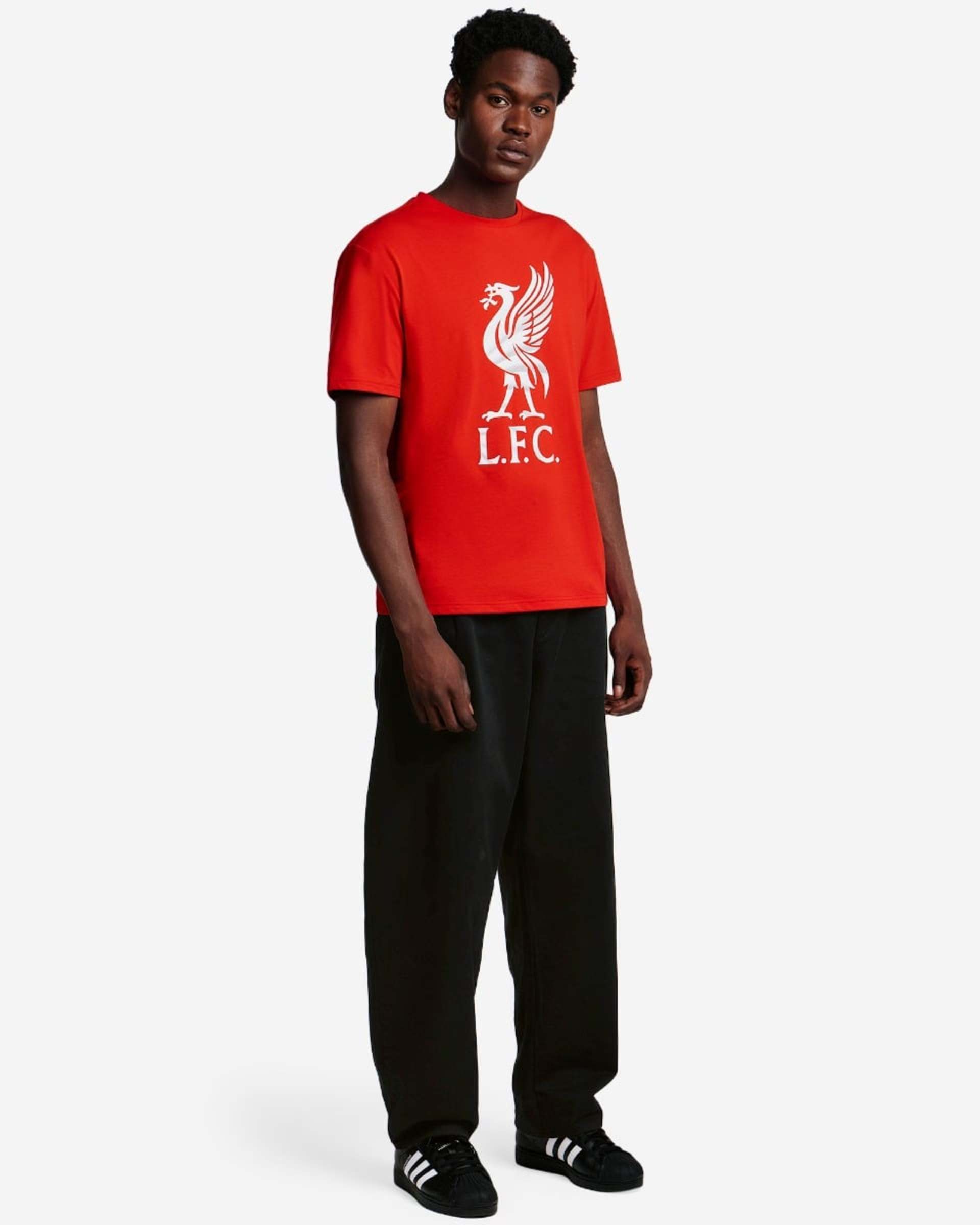 T-shirt LFC Liverbird Swirl pour homme, rouge - Image 1