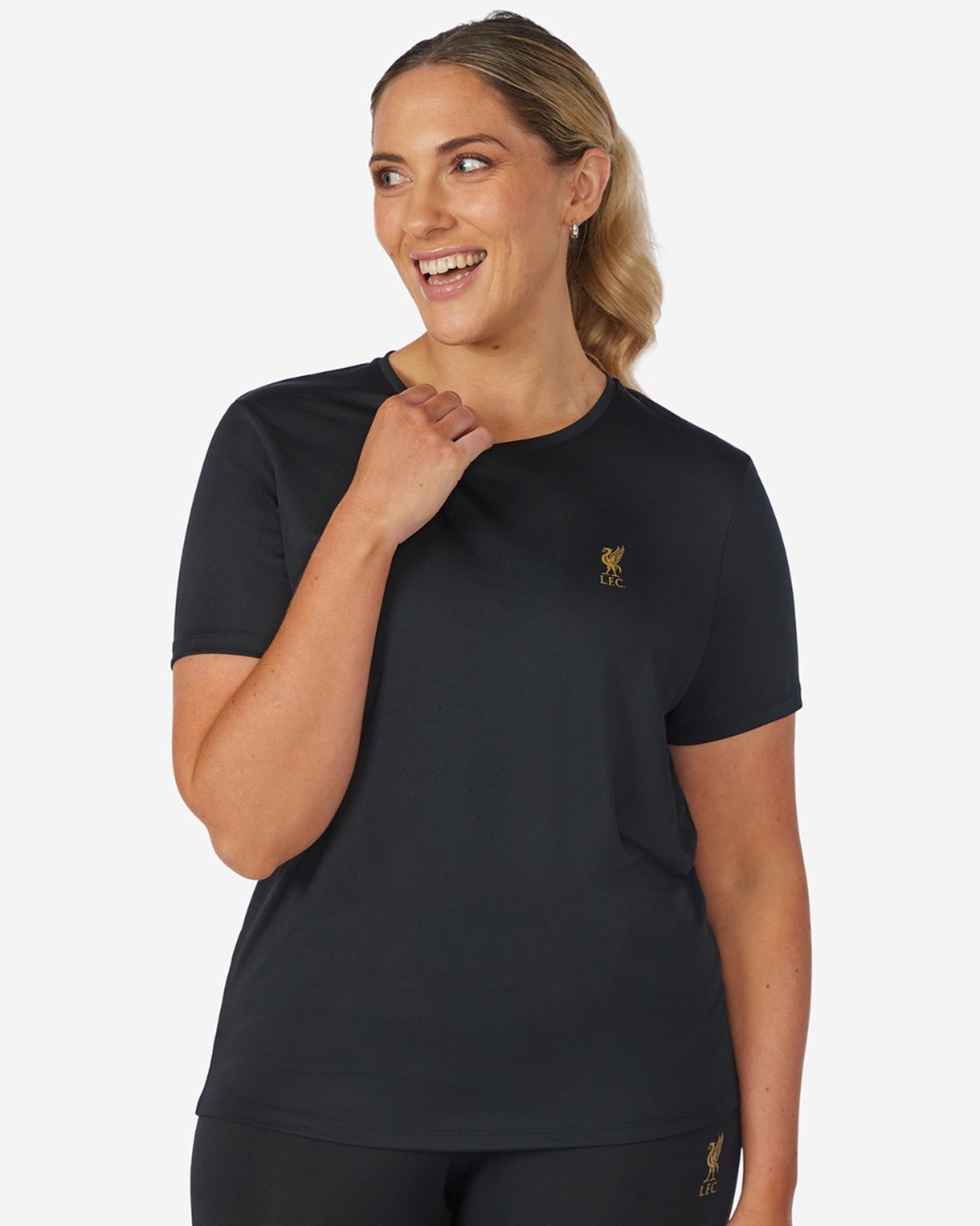 Camiseta LFC Poly para mujer, color negro - Image 1