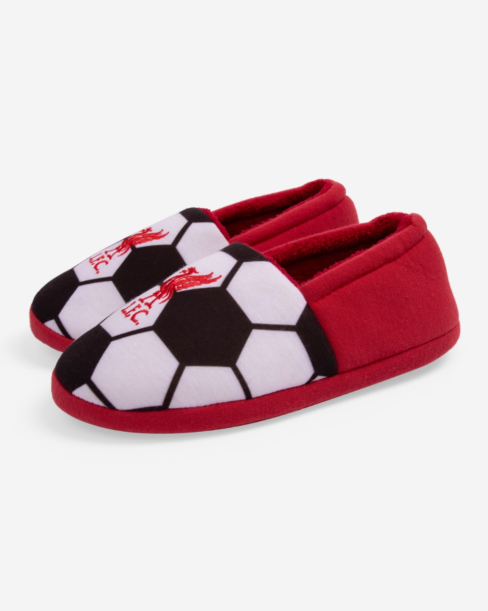 LFC Juniors Boys Football Slippers Red - Image 2