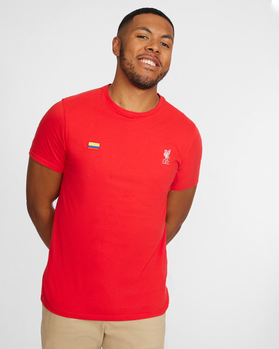 LFC Mens Colombia Tee Red - Image 4