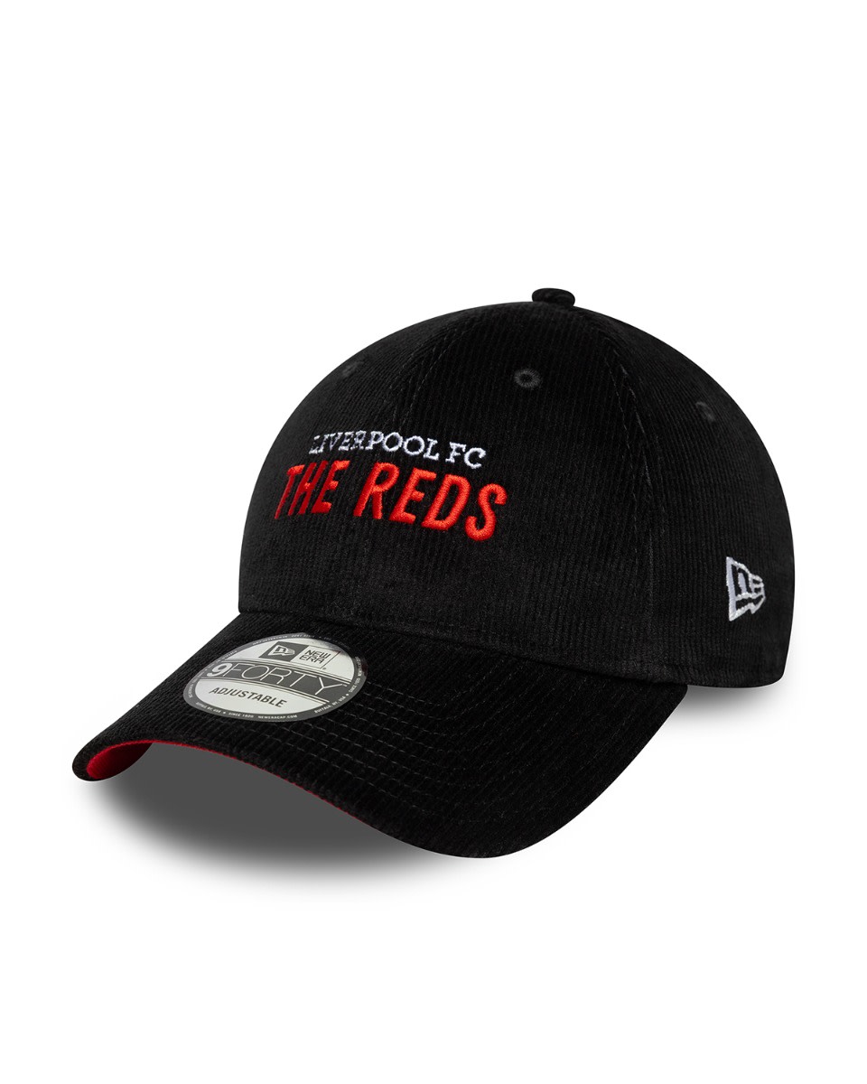 LFC New Era 9FORTY Cord Word Cap Black - Image 1