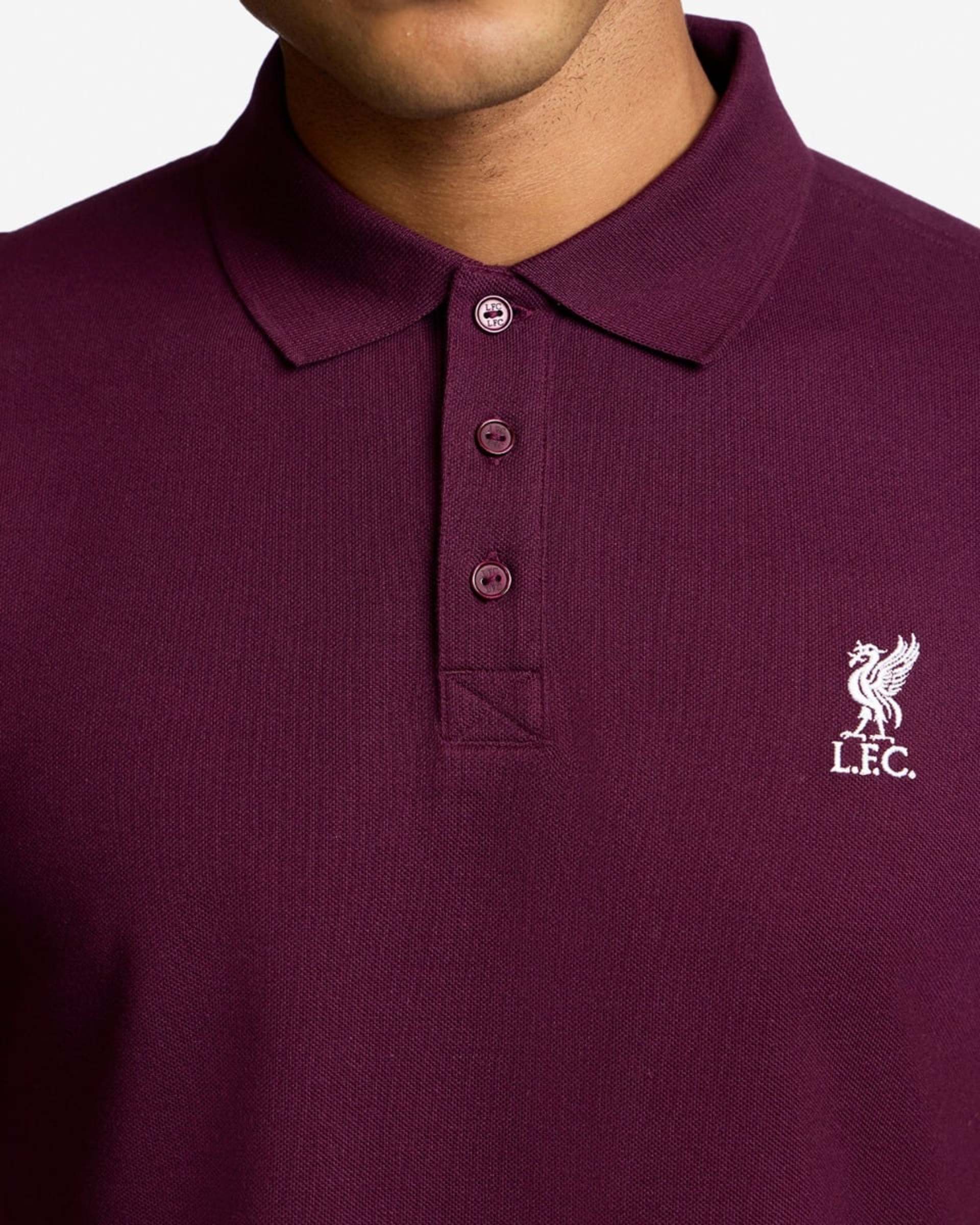 LFC Conninsby Herren-Poloshirt Cherry - Image 2