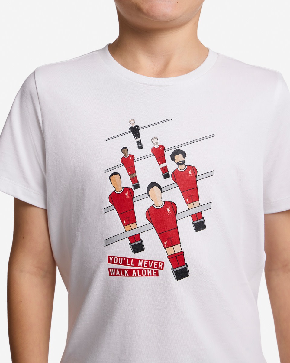 T-shirt blanc pour joueurs juniors du LFC - Image 2