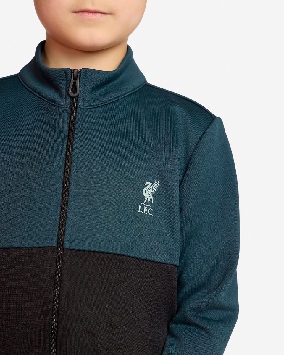 LFC 青少年运动服黑色和蓝绿色 - Image 2