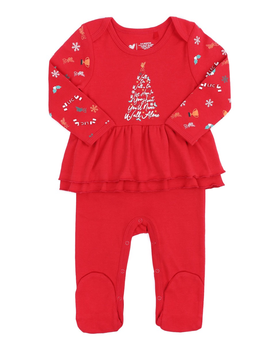 LFC Baby Christmas Holiday Tutu Red - Image 1