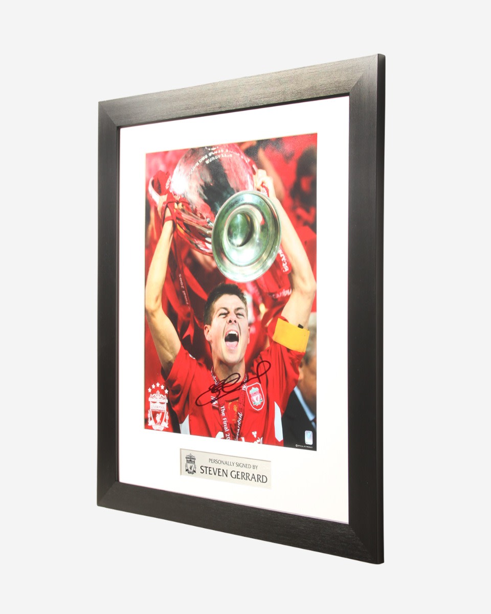 Image 12 x 16 signée Gerrard par le LFC - Image 4