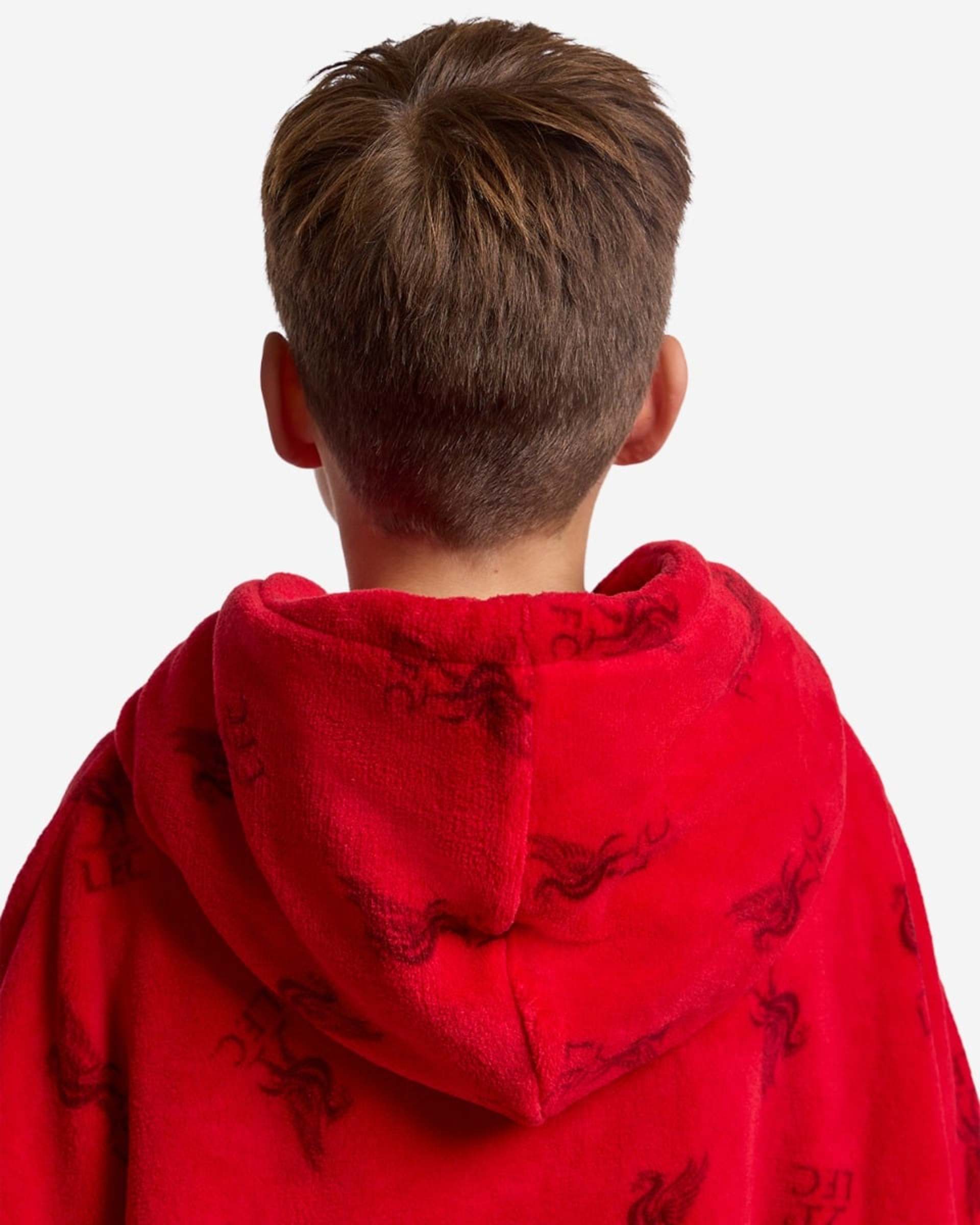 เสื้อคลุมเสื้อคลุมลายพิมพ์ออลโอเวอร์ รุ่น LFC สำหรับเด็กทารก สีแดง - Image 2