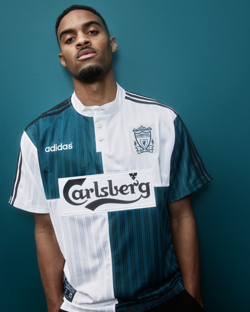 94s-95s UK製 LIVERPOOL リバプール ゲームシャツ LFC adidas Bringback 95-96 Adults Away Jersey