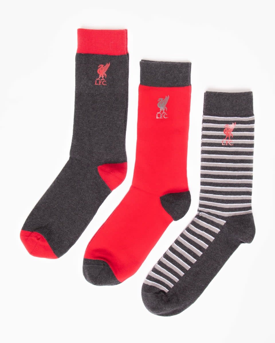 LFC Mens 3pk Design Socks - Image 1