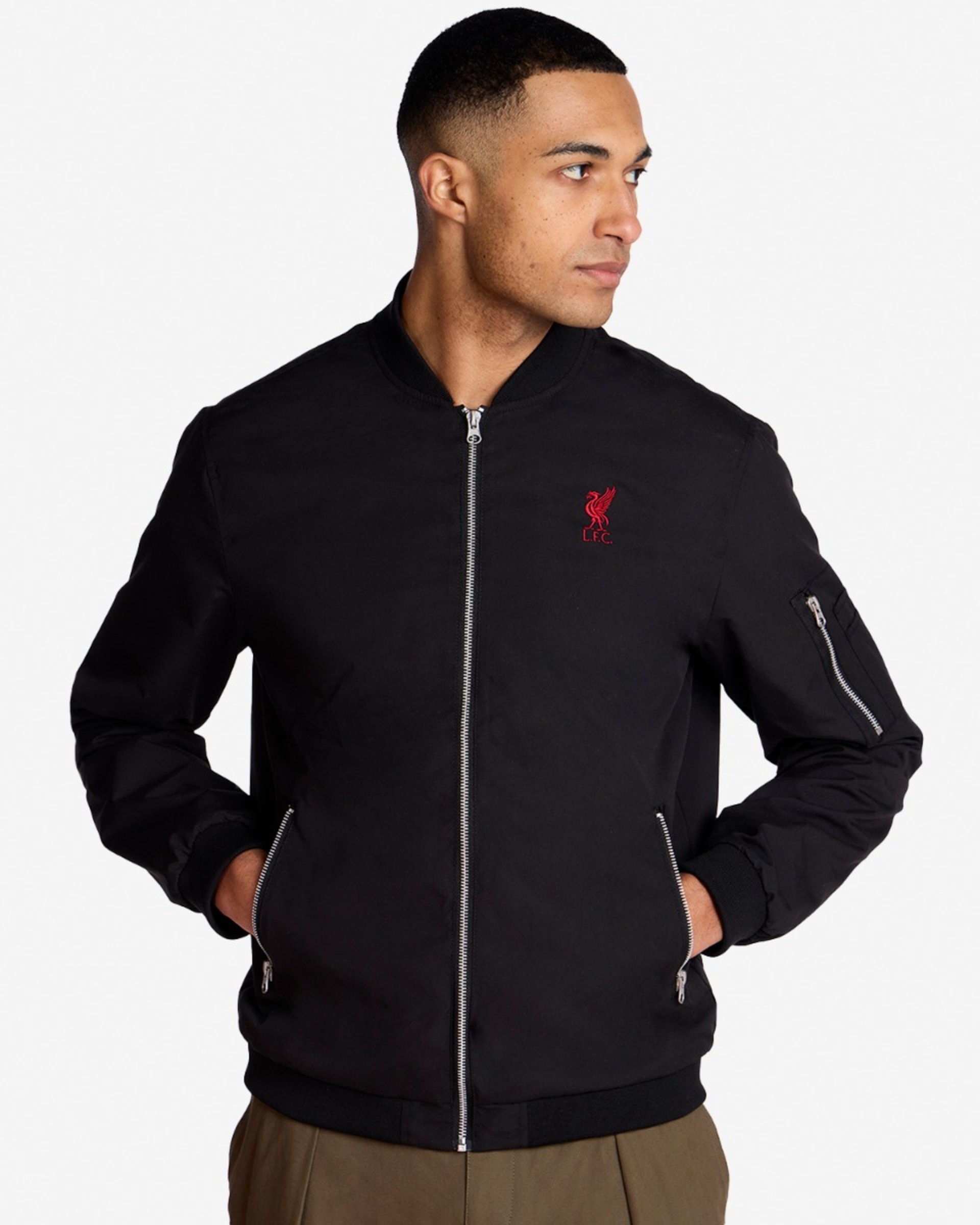 LFC Herren-Bomberjacke Schwarz - Image 1
