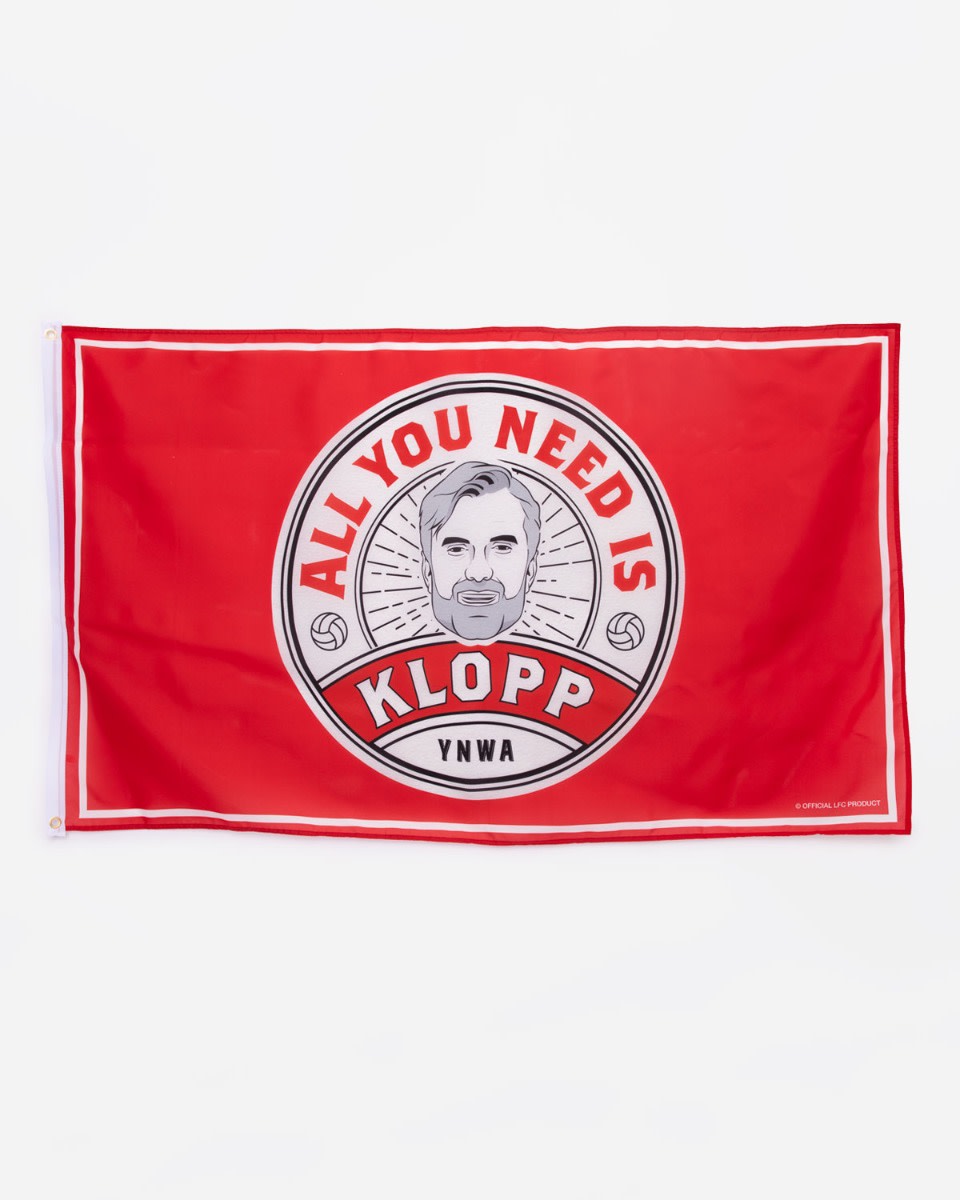 LFC Jürgen Klopp Flag - Image 1