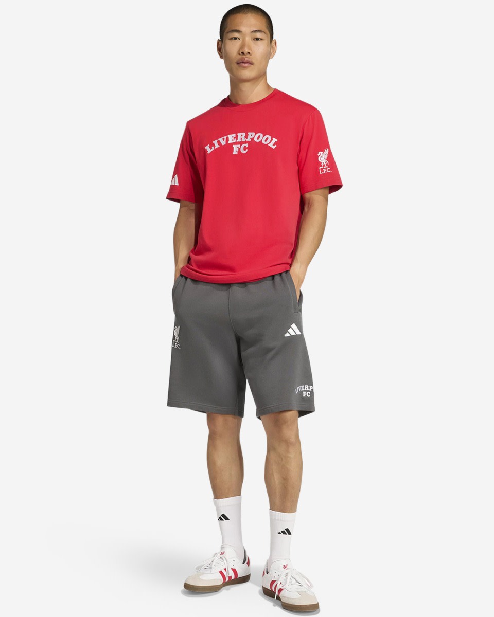 LFC adidas Mens 25/26 US Pack Tee Red - Image 3