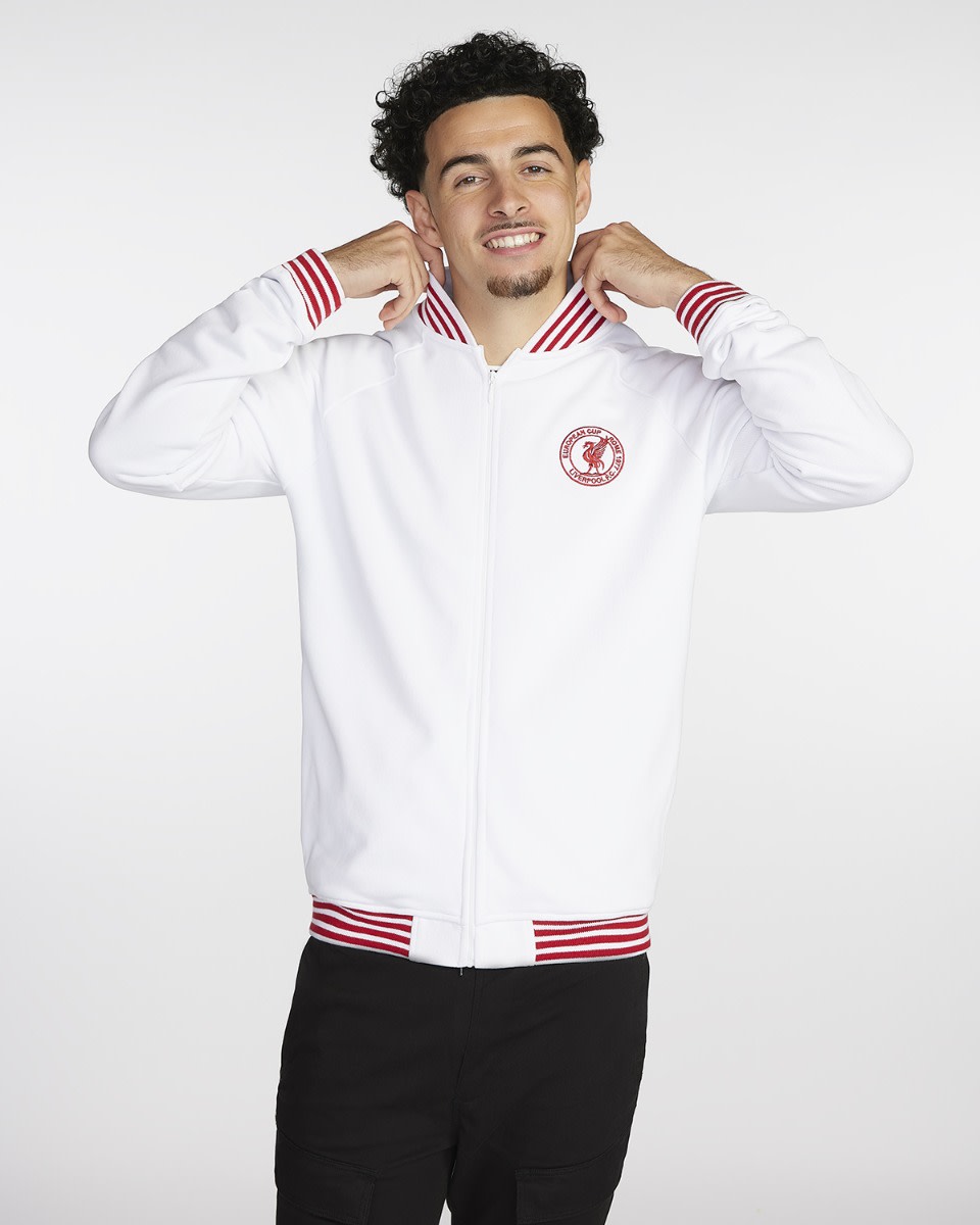 LFC Mens Rome 77 Walkout Jacket White - Image 1