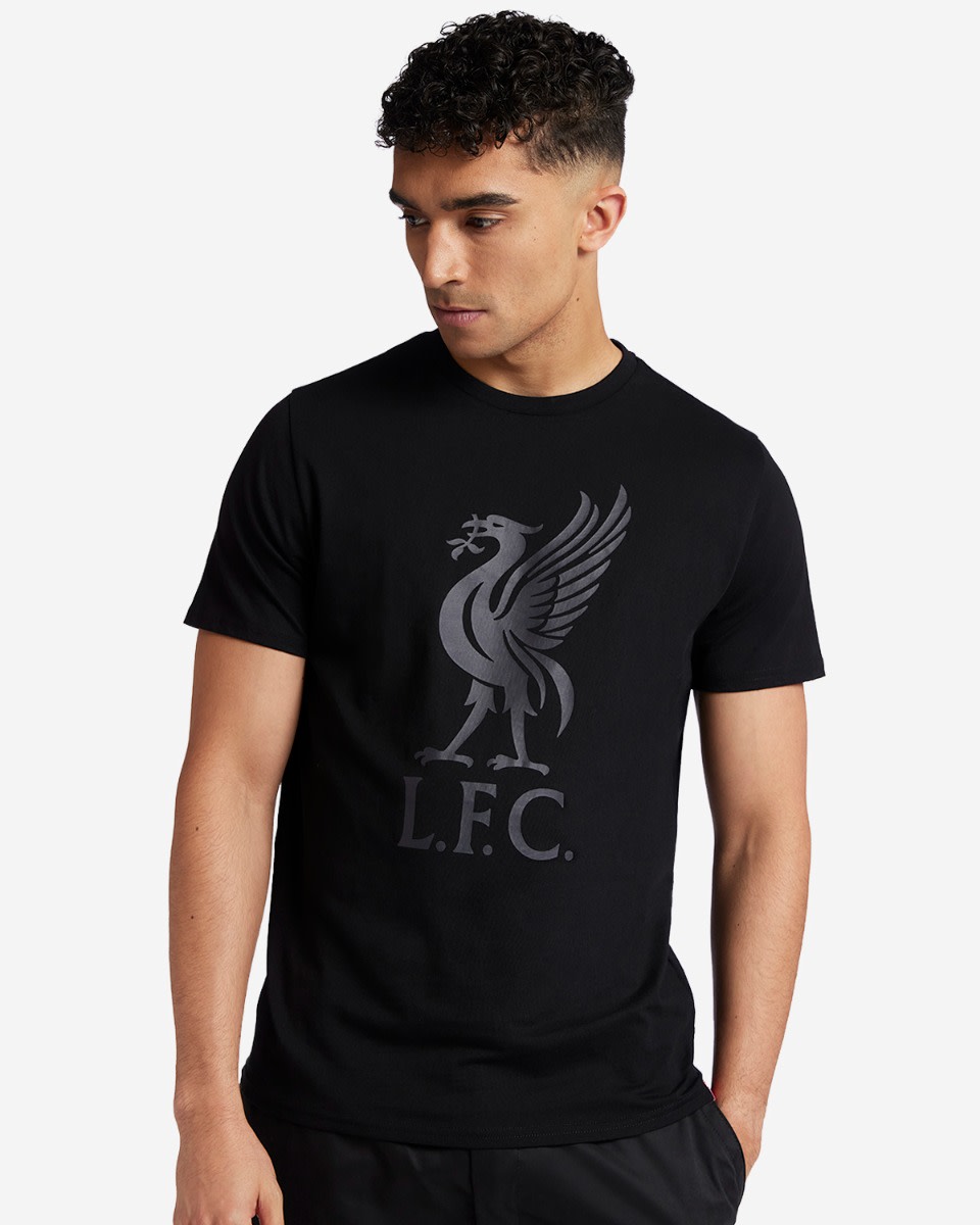 LFC Adults Liverbird Black Tee - Image 1