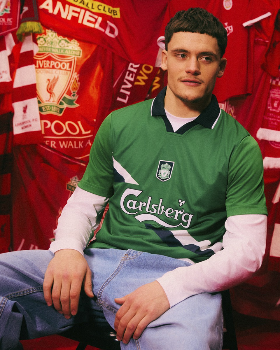 LFC 어덜트 레트로 99-00 어웨이 셔츠 - Image 1