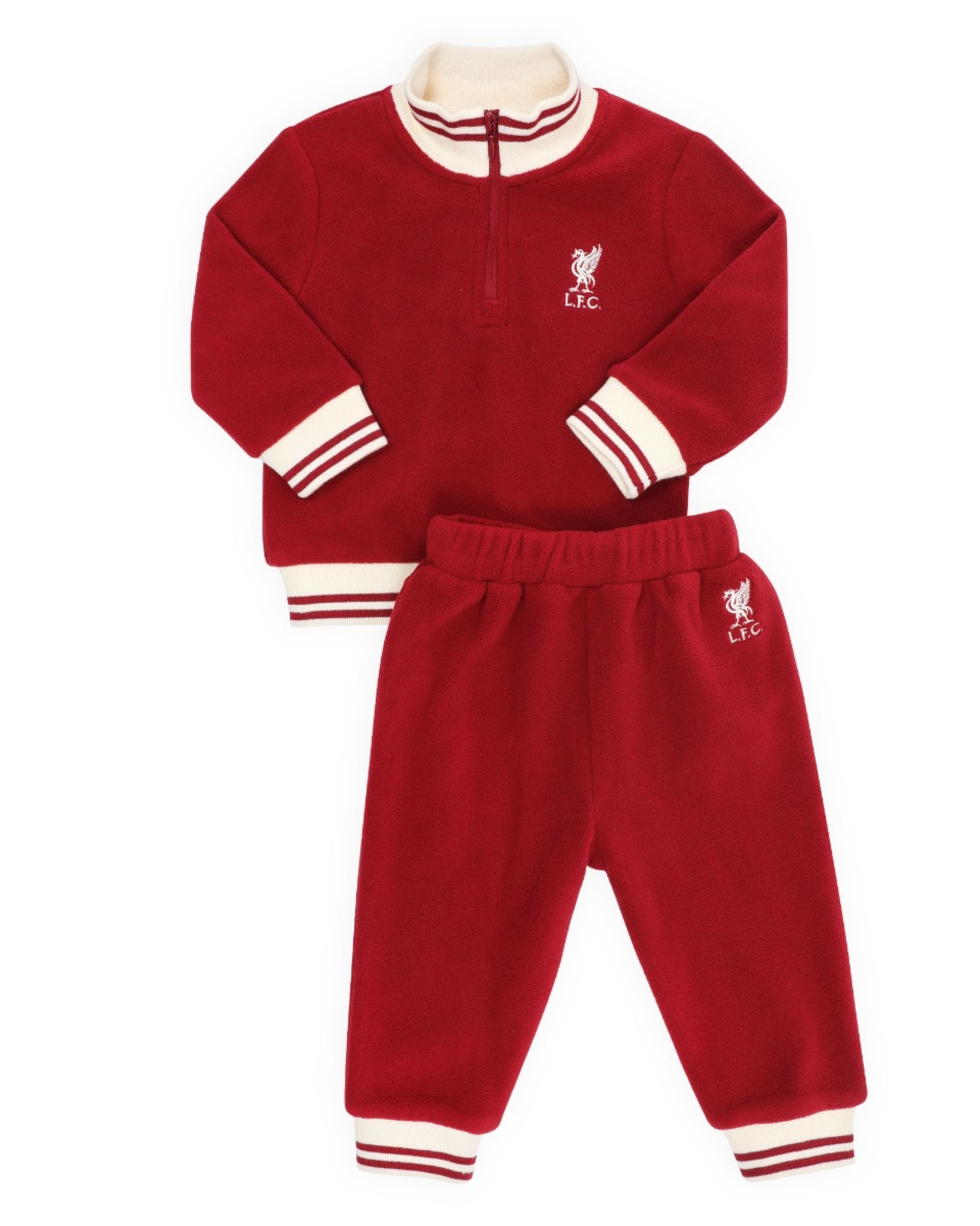 Set de correr con forro polar para bebés LFC, rojo - Image 2