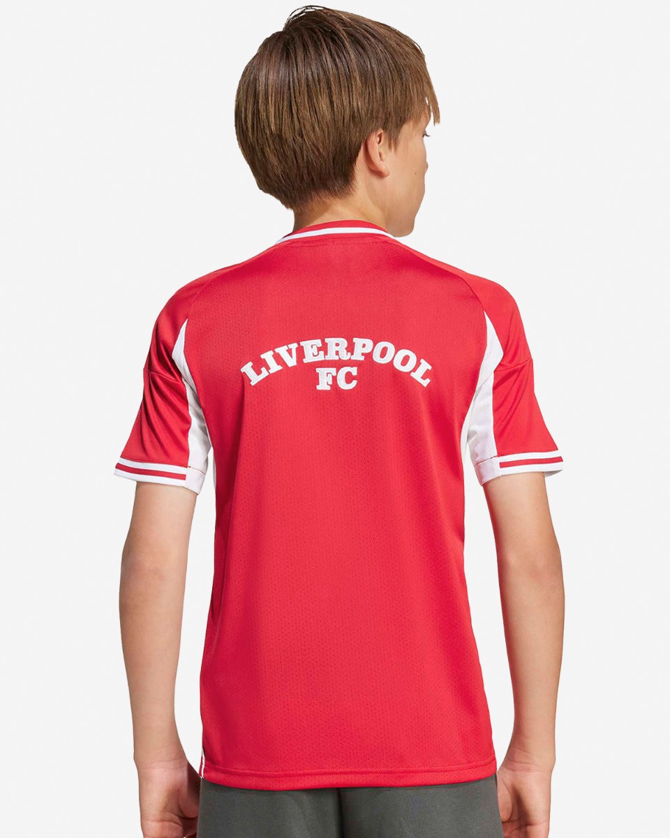 เสื้อเชิ้ต รุ่น LFC adidas รุ่นเยาวชน 25/26 US แพค สีแดง - Image 4