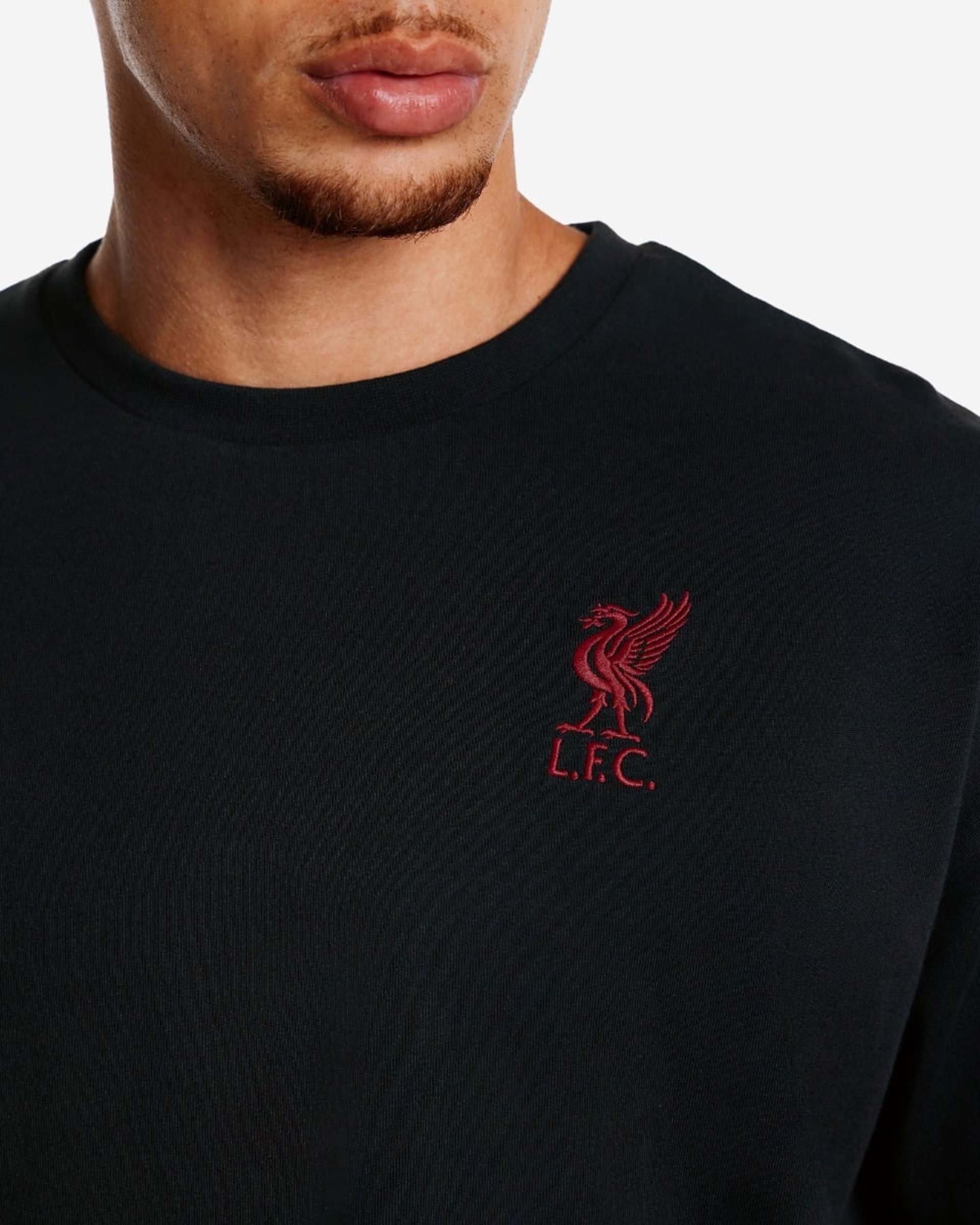 Camiseta LFC con estampado de espalda YNWA para hombre, gris - Image 3
