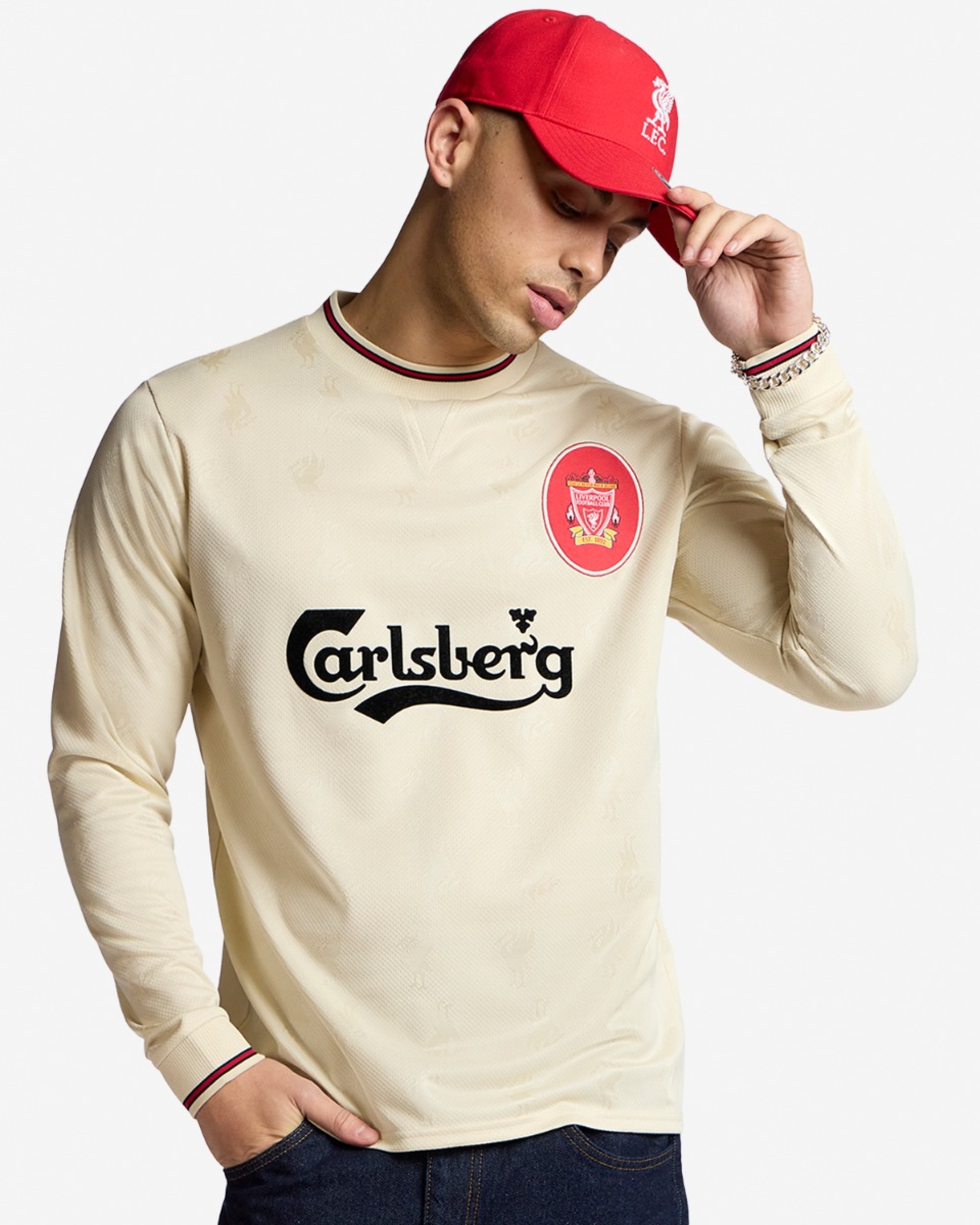 LFC Retro-Auswärtstrikot für Erwachsene, 96/97, langärmlig - Image 4