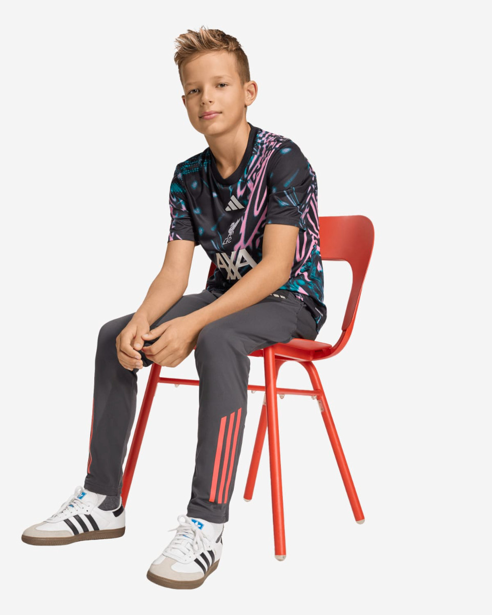 LFC adidas Juniors 25/26 Pre-Match Top Svart - Image 4