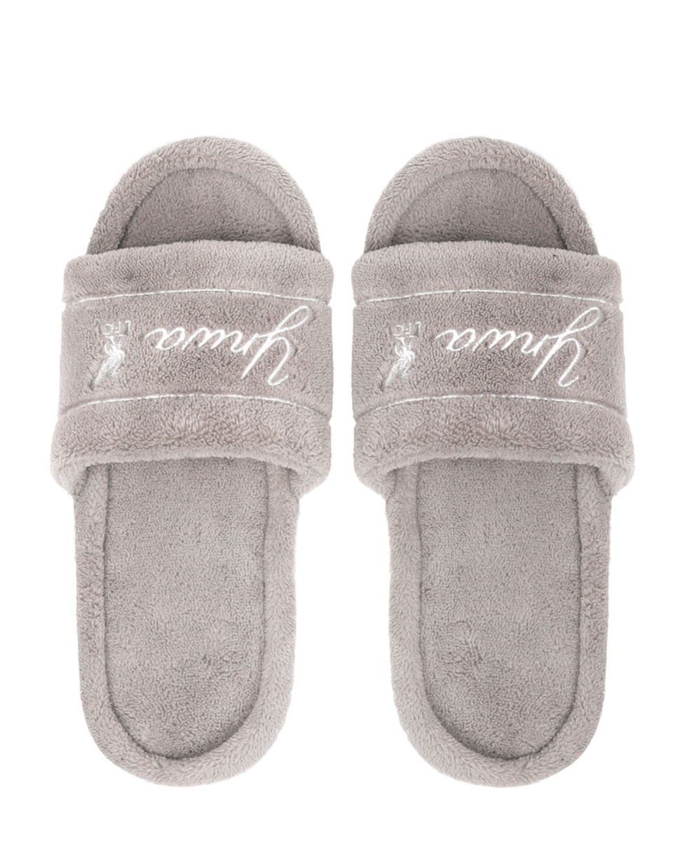 LFC Womens Slide Slippers Grey - Image 3