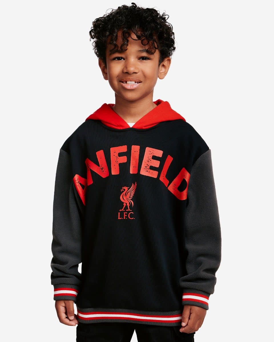 LFC Infants Panelled Sweat Fleece Black - Image 1