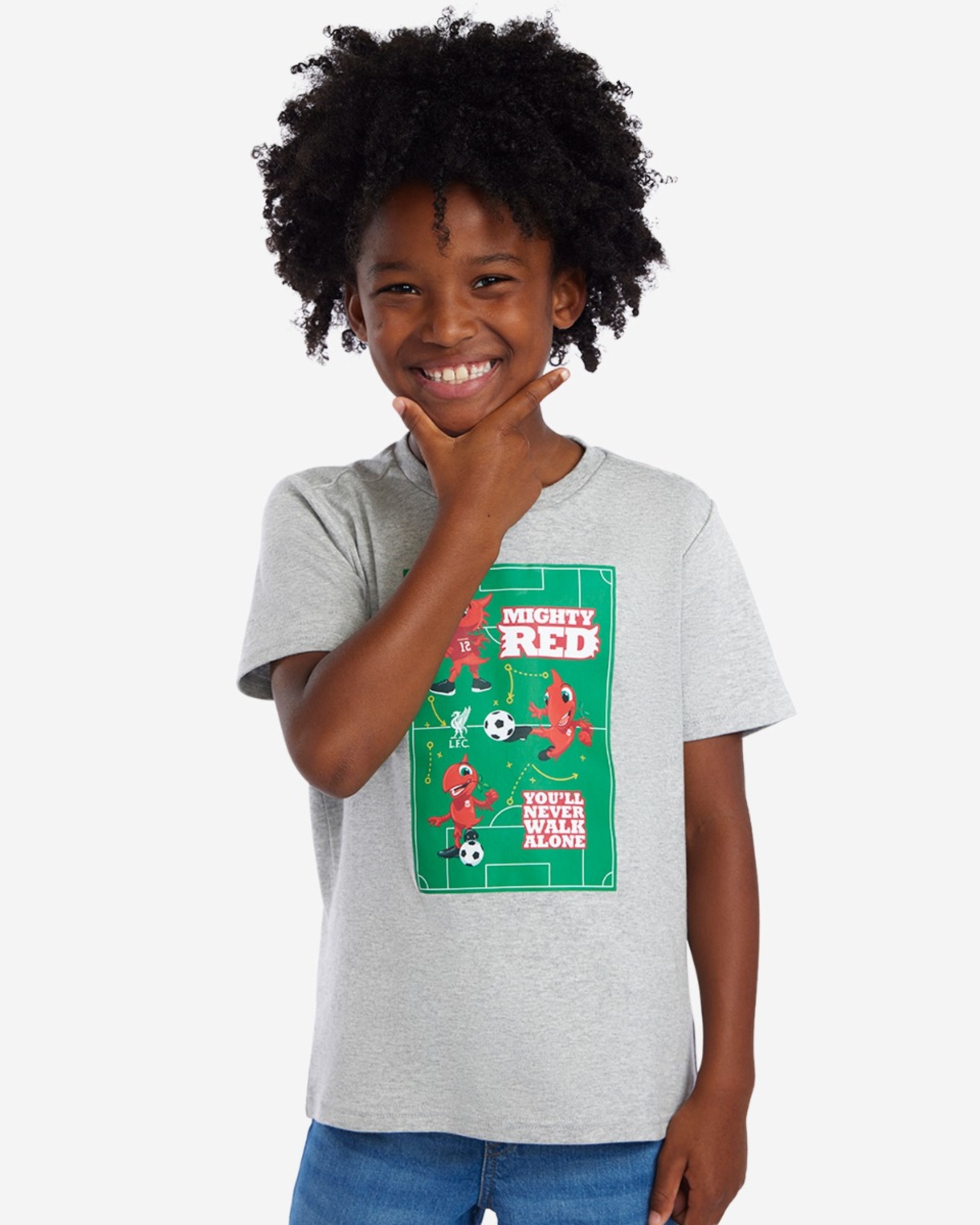 T-shirt LFC Mighty Red pour bébés gris - Image 1