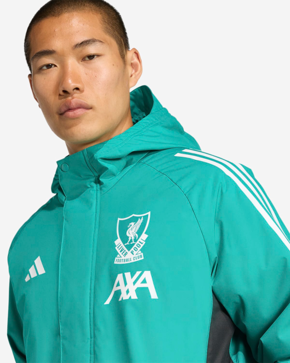 LFC adidas Mens 25/26 European Long Matchday Jacket - Image 2