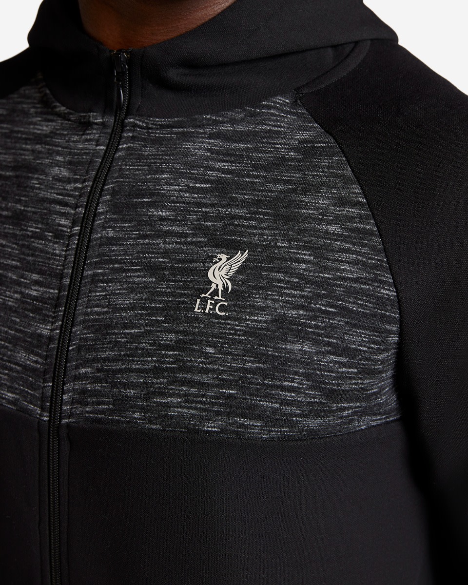 LFC Adults Track Top med huva Svart - Image 3