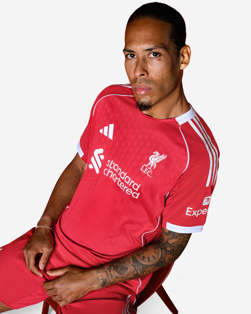 LFC adidas Mens 25/26 Authentic Home Jersey - Image 2