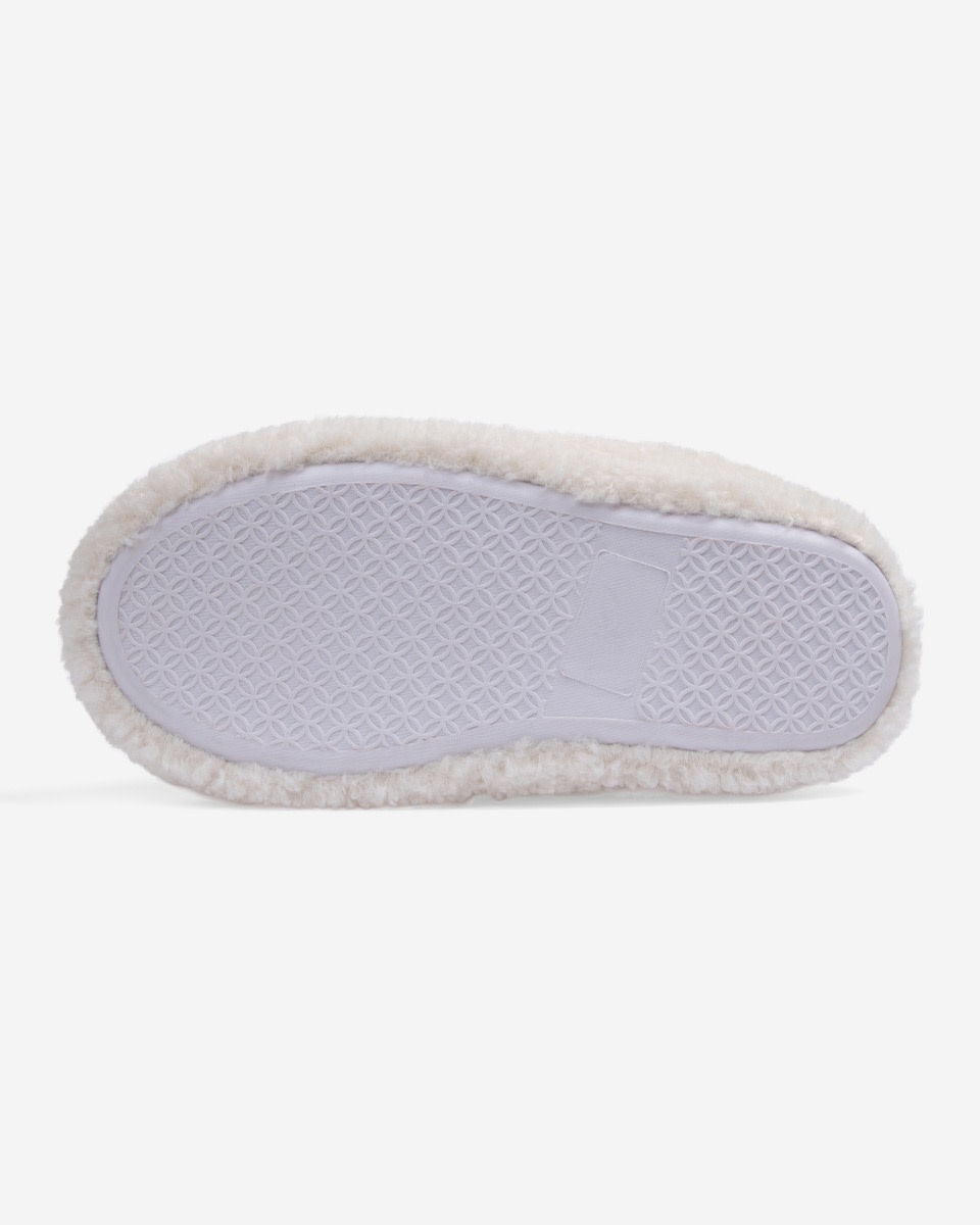 LFC Junior Girls Boot Slippers Ecru - Image 2
