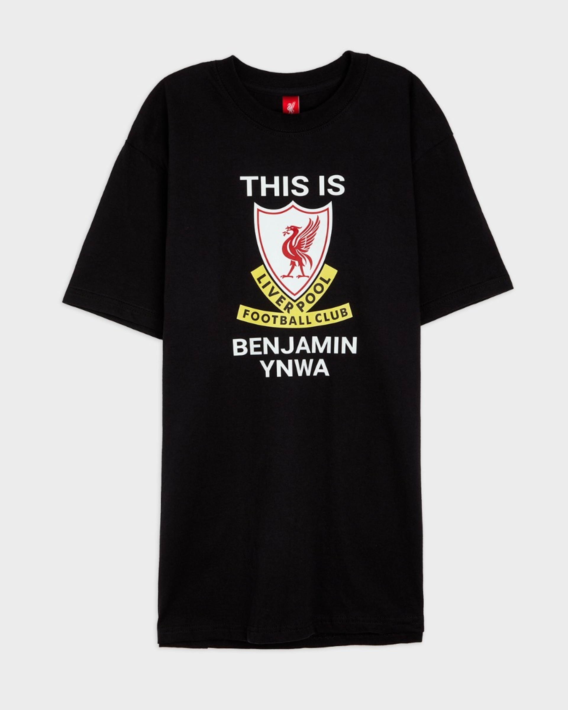 LFC This is Anfield Personlig Sort T-shirt - Image 2