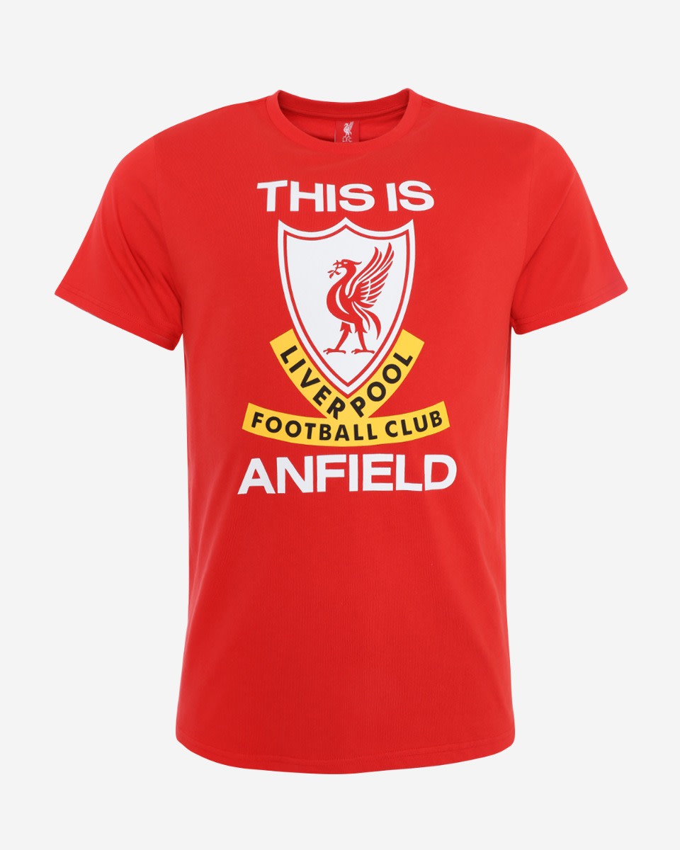 LFC Adults This Is Anfield Red Tee - Image 2