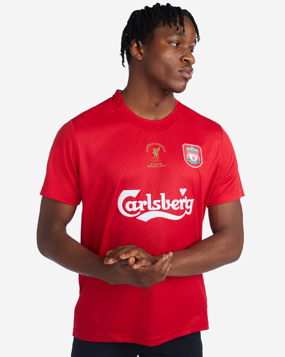 LFC 성인 레트로 2005 이스탄불 셔츠 - Image 3