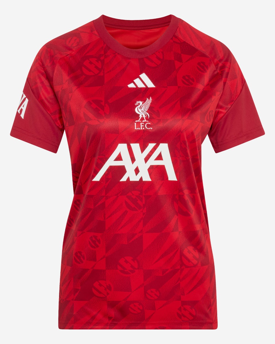Camiseta LFC adidas para mujer 26/27 antes del partido - Image 3