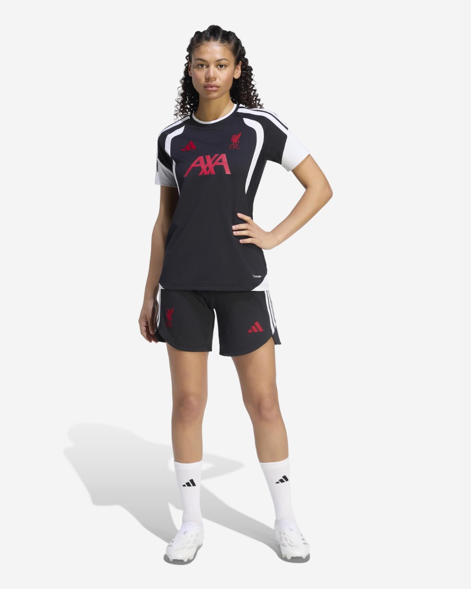 LFC adidas Womens 26/27 Tiro Training Jersey Dash Grey - Image 4